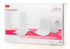 3M TRANSPORE náplasť, cievka [SelP] 1,25cm x 9,1m, transparentná polyuretánová 1x24 ks